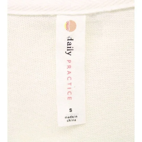 Daily Practice by Anthropologie Women's Half-Zip Pullover Vanilla Sz S NWT - Picture 6 of 8